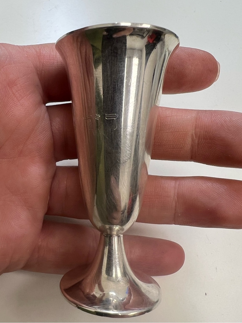 Tiffany & Co sterling silver cordial cup or small Kiddush cup